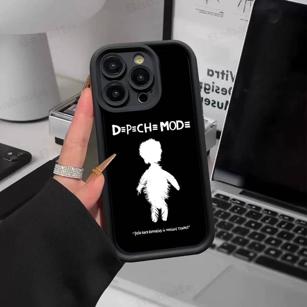 

D-Depeche Mode Rock Band Phone Case For IPhone 16 15 14 Plus 13 12 11 17 Pro Max Pro Soft Cover iPhone 16