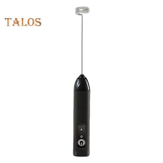 Handheld Milk Frother Wand for Coffee Electric Egg Beater Triple Speed Adjustment Rechargeable Drink Mixer for Home Baking Whisking Cream Frothing
