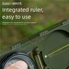 Aluminum Alloy Hiking Compasses Folding Lens Compasses Precise Navigation Expedition Tool for Outdoor Backpacking