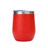 With Lid Insulated Cup 12oz Coffee Cup Travel Mug Stainless Steel Eggshell Cup  Birthday Gift