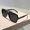 Vintage Pilot Sunglasses Men  New Fashion Double Bridge Casual Shades Women Trendy Luxury Brand Design Sun Glasses