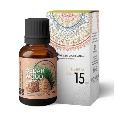 Óleo essencial de madeira de cedro (15ml), Óleo Essencial de Cedro,