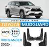Schmutzfänger für Toyota Highlander 2022-2025