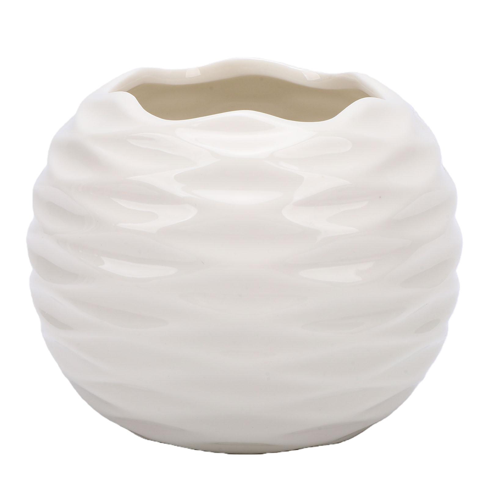 

Scented Candle Holder Ceramic Nordic Minimalist Decorative Tea Light Holder for Living Room Table Centerpiece White