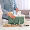 Reisehandtasche Plüsch Baby Wickeltasche Große Kapazität mit Griff Baby Wickelkorb Abnehmbarer Trenner Wickelorganizer Neugeborenes