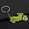 Keychain Pendant Motorcycle Design Zinc Alloy Key Chain with Metal Chain Buckle Lightweight Key Holder Backpack Car Accessory