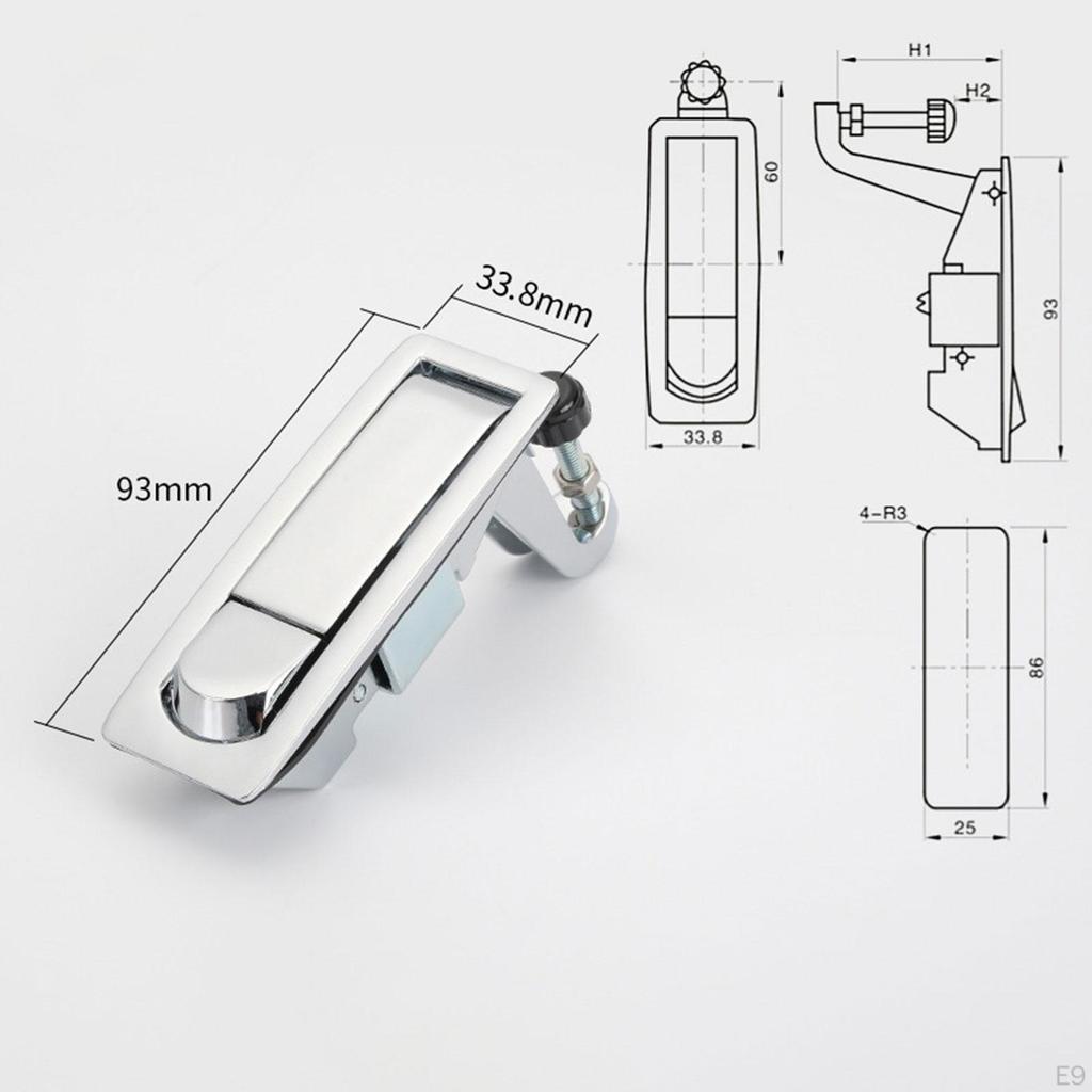 Accessori Chiusura a Scatto di Compressione Sostituisce Direttamente Premium Installazione Facile Ferramenta Azionata a Mano