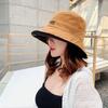 Korean Embroidered Fisherman Hat - Versatile Double-Sided Sun Protection for Women
