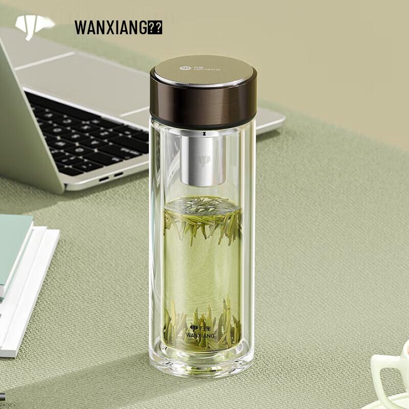 WANXIANG Double-Wall Glass Cup