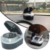 Car Ashtray Universal High-End Feel, With LED Light Iron Inner Liner, Simple And Light Luxury Car Ashtray Car Interior Access