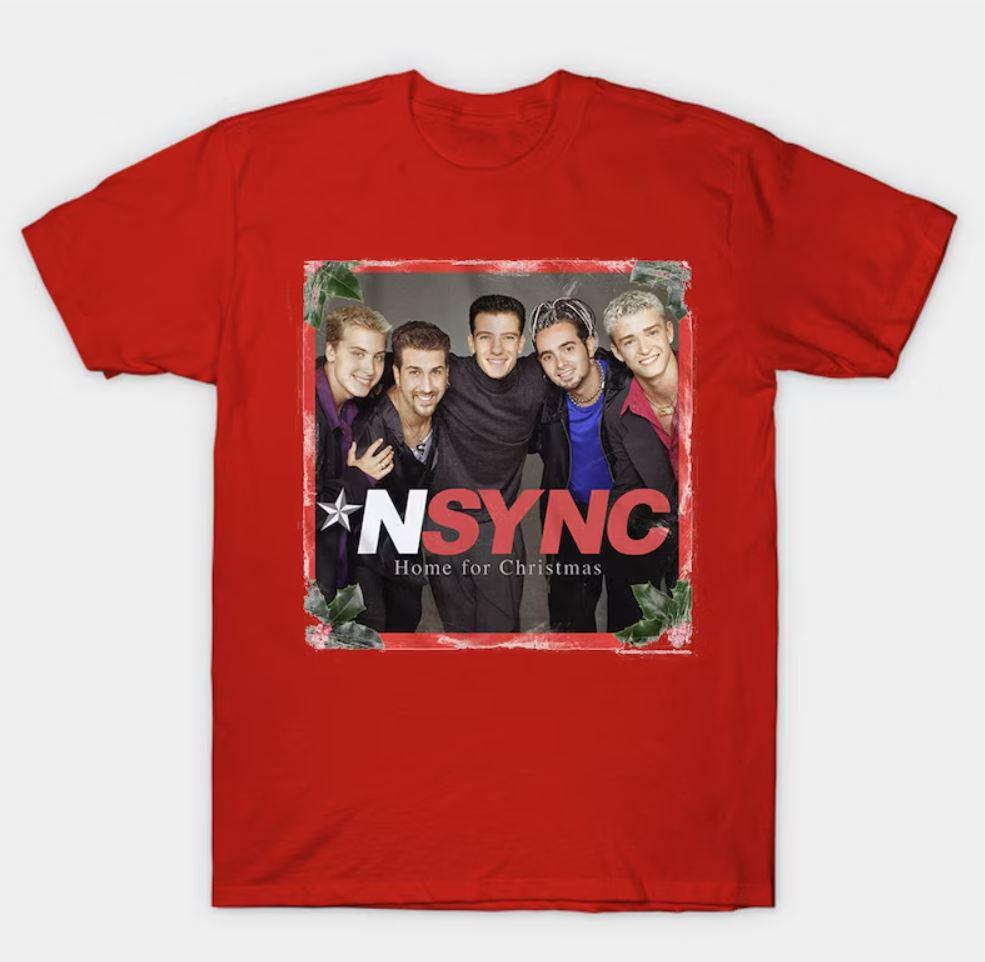 NSYNC Home For Christmas Gift for Men Women TShirt Unisex All Size S5XL Unisex T-Shirt S