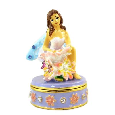 [P9442] - Multicolored 'Fairy Dreams' Jewelry Box - 65x40 Mm