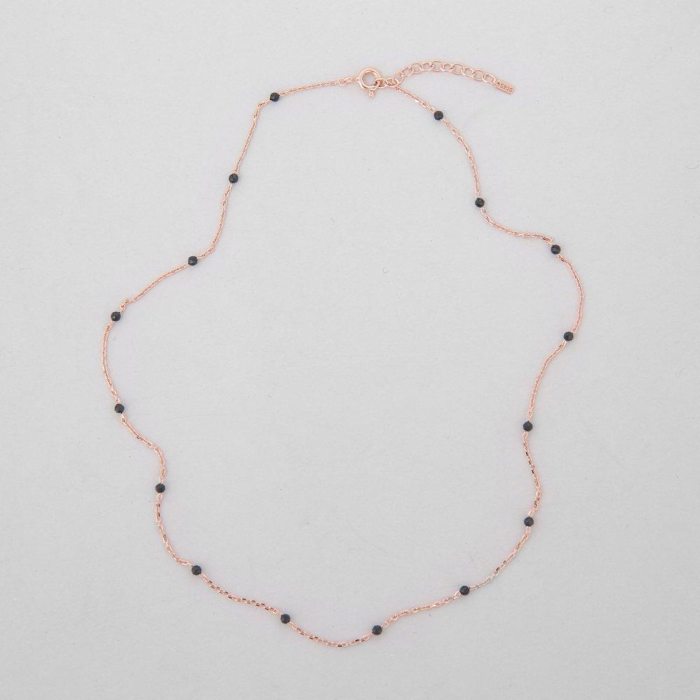 [Judy and Paul] Gloria Black Spinel Gemstone Necklace N52219