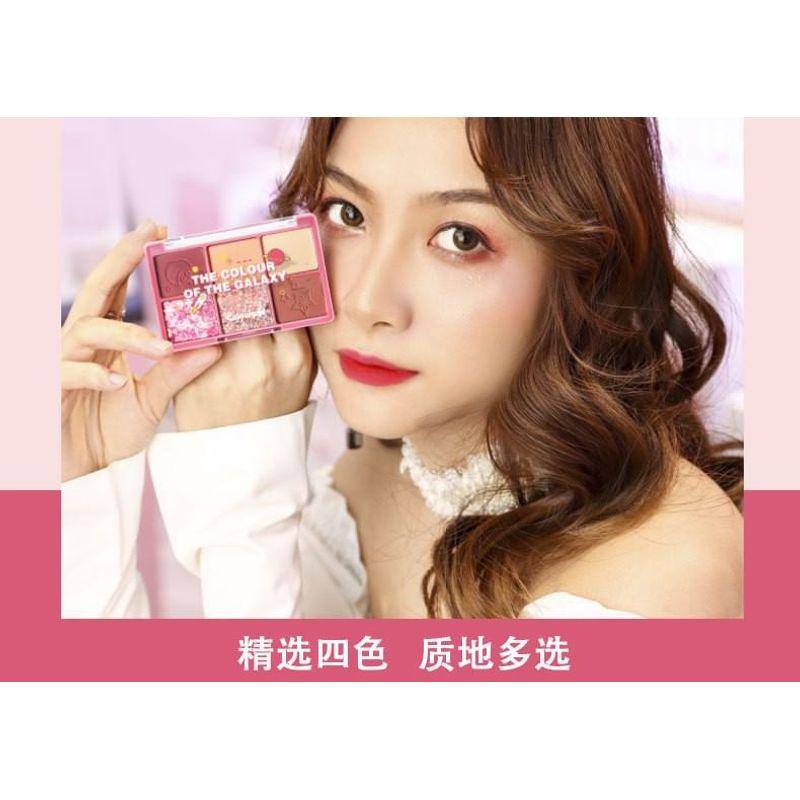 Colourgrid - The Stars 6-färgers ögonskuggspalett - 3 Typer