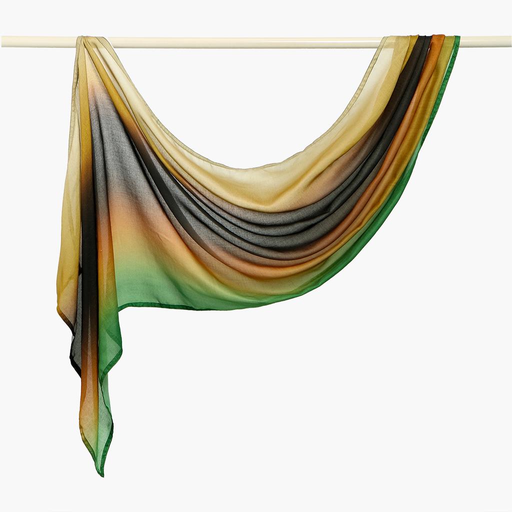 Fashion Printed Watercolor Modal Hijab Scarf For Woman Muslim Digital Printing Shawls Turban Ramadan Headscarf Scarves 170*70Cm