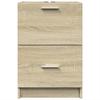 Bathroom Vanity Cabinet In Sonoma Oak Finish 40 X 37 X 59 Cm Particleboard