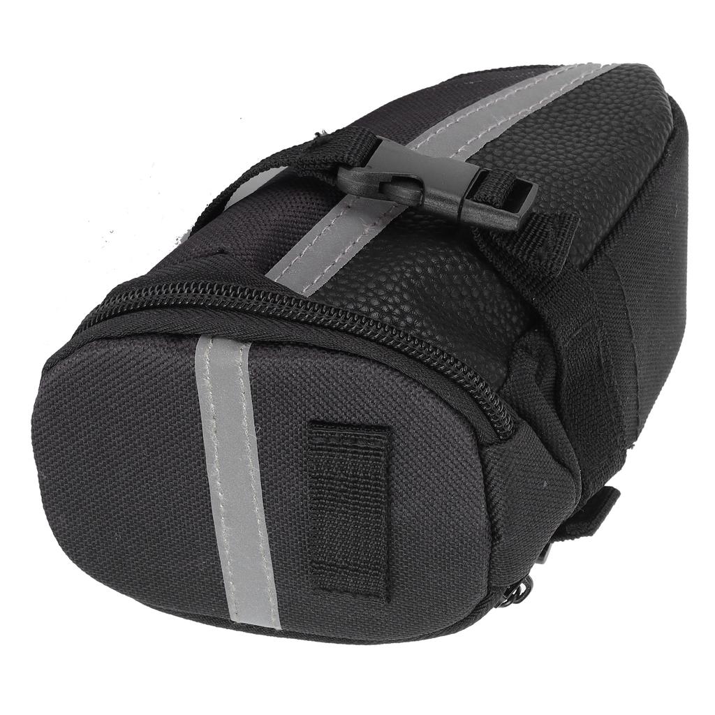 Bicycle Saddle Bag Polyester Bike Seat Bags Under Seat with Reflective Strip for Cycling