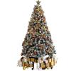 HEIXIE Luxury Flocked Snowfall Christmas Tree Set