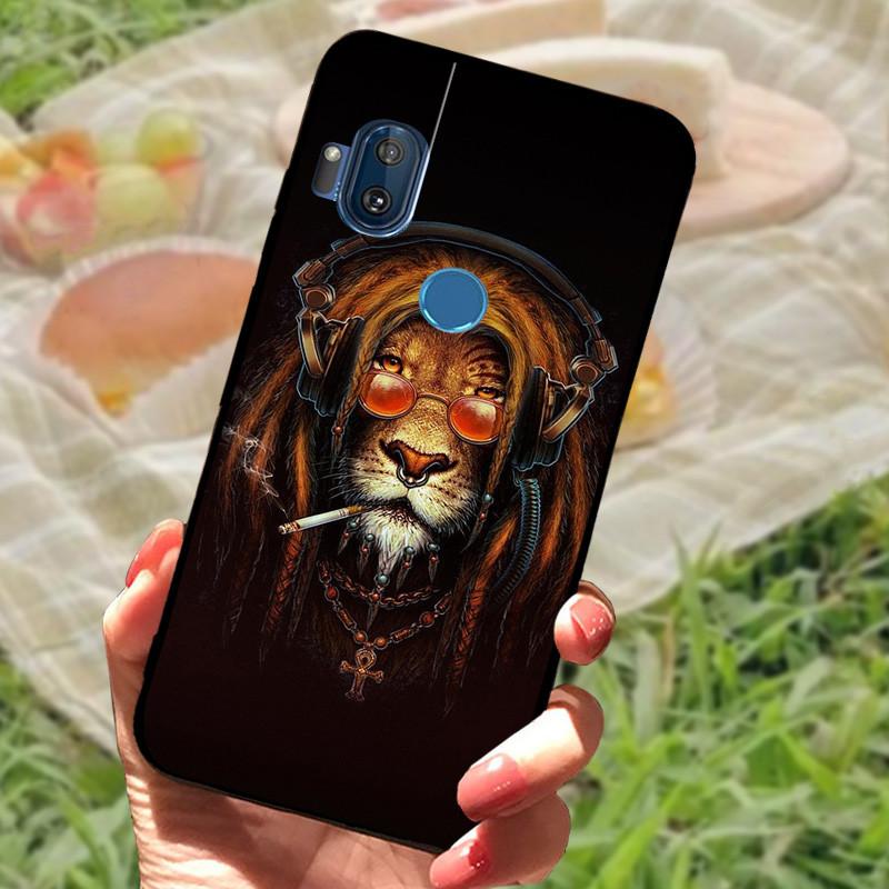 For Moto One Hyper Case Cover For Moto OneHyper Silicone Soft Marble Black Bumper Funda Coque for Moto One Hyper Protective Capa