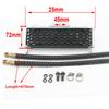 Pit Bike Motorcycle Oil Cooler Radiator M10  for 140CC 150CC 160CC Kayo BSE Apollo Honda Kawasaki 4 Row Enduro Motocross Parts