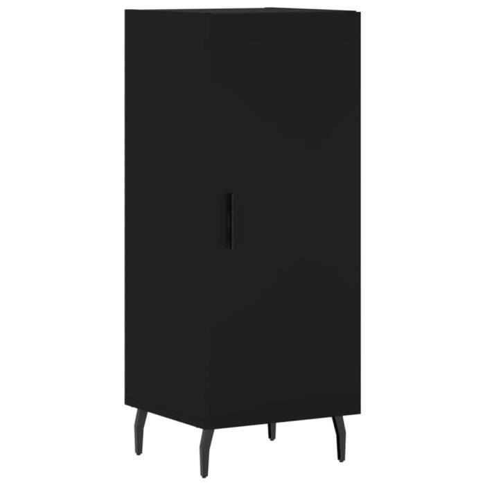 VidaXL Black Buffet 34.5x34x90 Cm Engineered Wood 828557