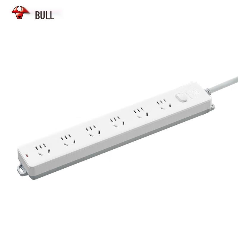 BULL Listwa zasilająca 6 gniazd ze włącznikiem głównym, kabel 3m, wtyczka CN (adapter w zestawie)