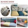 Funda de Cojín para Sofá Jacquard Impermeable Color Sólido Elástica Fundas Deslizantes para Sofá Funda de Sofá Couch de Spandex Extraíble Sala de Estar Hogar