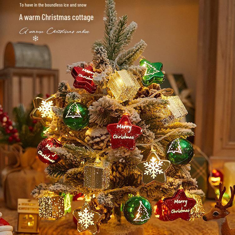 Flashing Ornament String Lights: Festive Fairy Ball Lights for Christmas Trees & Shop Windows