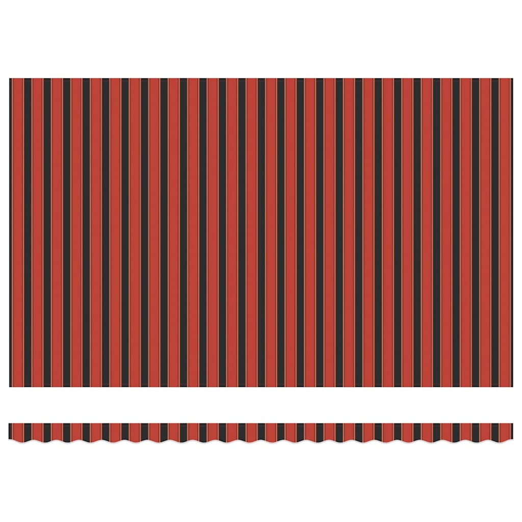 Retractable Awning Orange and Brown 500 X 300 X 165 Cm