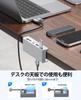 ORICO MH5PMM Silver Aluminum Hub with 5 Ports Card 2 5Gbps Power Port or 1m Cable PC Compatible USB-C Clamp, (TF/SD Reader, USB-A Ports, 3.5mm Audio),