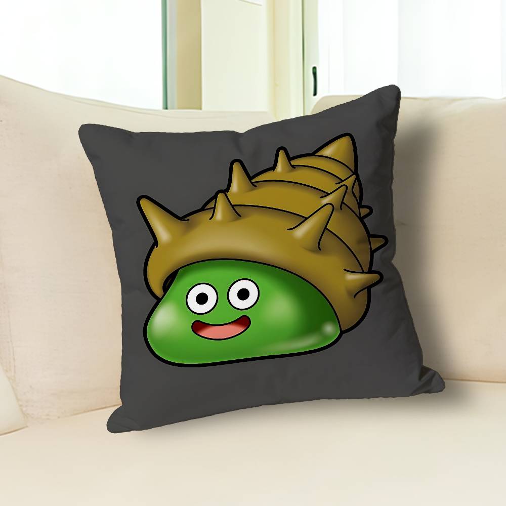D-Dragon Q-Quest Slime Game Anime Celebrity Merchandise All-Match Printed Pillow Case Sofa Car Office Room Decoration Protector