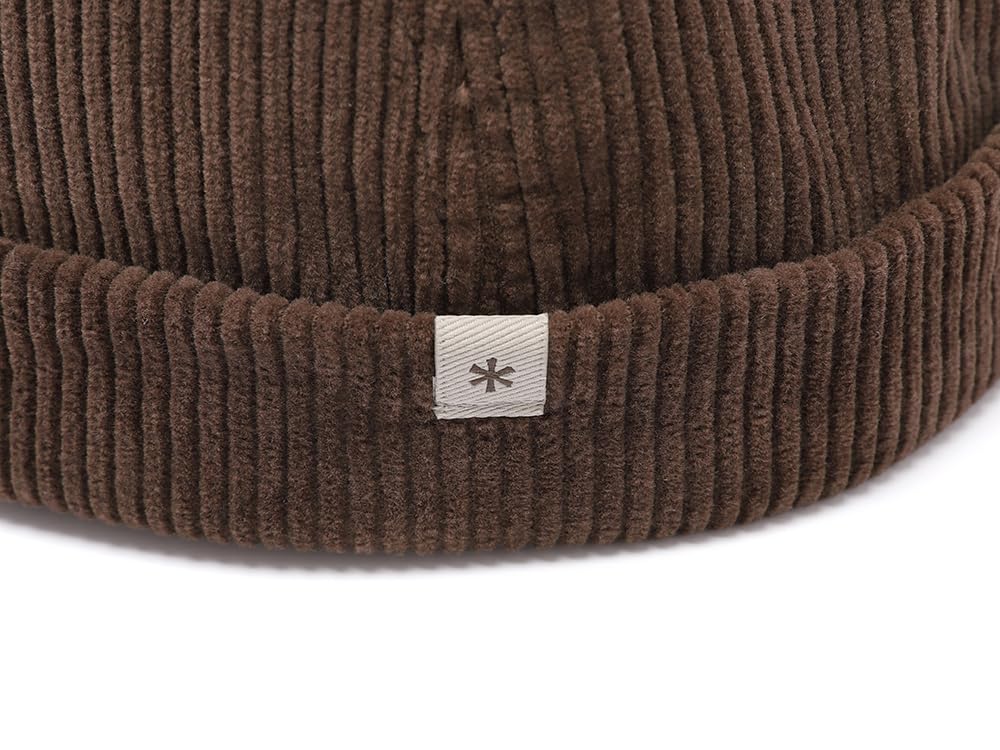 Snow Peak Corduroy Watch Cap Headwear Cap Hat for Men and CHOCO BROWN One GS-S25FUFWC68 Women,