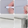 4 Pcs Single Curtain Rod Support, Curtain Rod Bracket Metal Curtain Rod Support Hanger Without Screws for Curtain Rod
