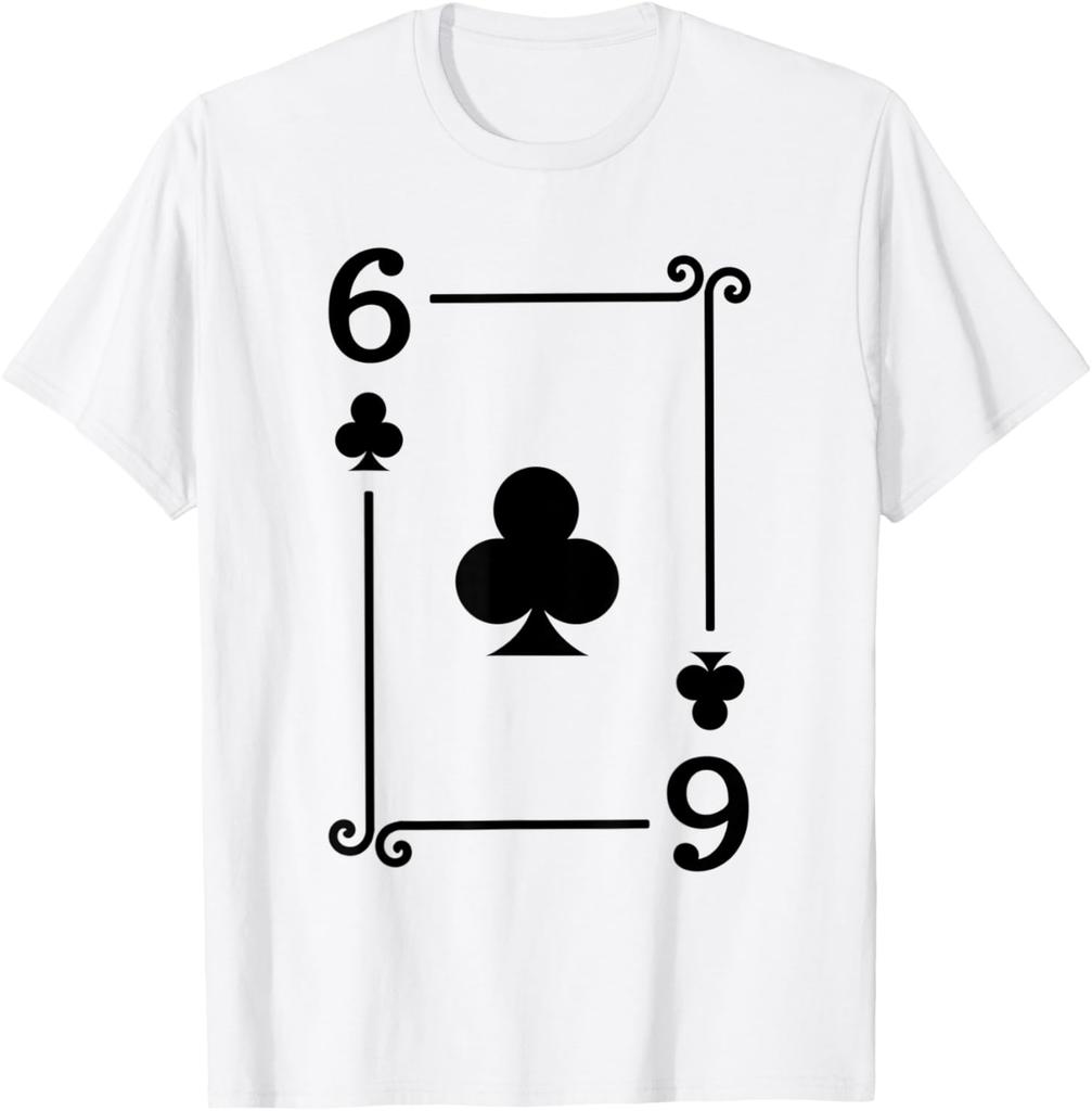 Playing Plum Blossom Cards Costume AceKQJ1098765432 Diamonds Card Poker TShirt Streetwear Graphic T Shirts