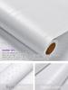 White Wood Grain Water-Repellent Wall Cover Self Adhesive Vinyl Contact Paper Thicken Textured For Cabinets Decor Countertops Sticker