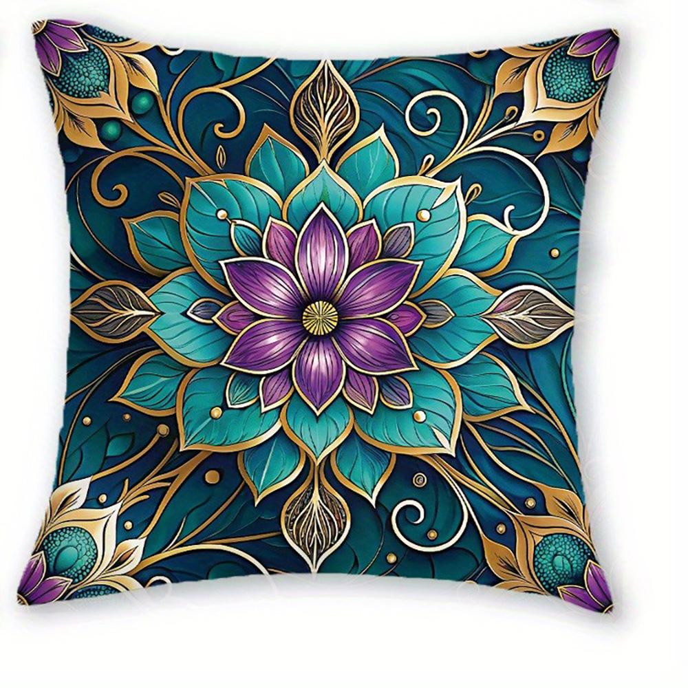 

Exquisite Floral-Printed Pillowcases: Enhance Your Space with Enchanting Designs Sofa cushion cover home room decoration 16x16Inch