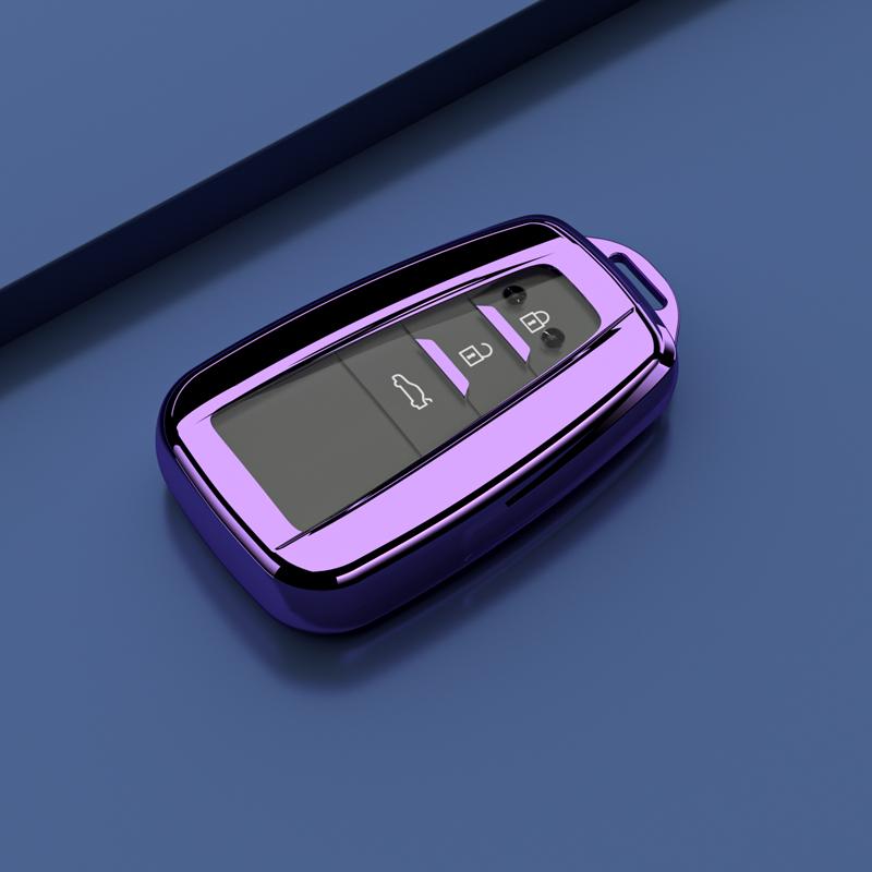 TPU Suitable for Toyota Crown Land Release Key Set Special New FAW Crown Automotive Accessories Decorative Buckle Modification ER3