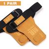 1Pair Premium Cowhide Leather Gym Fitness Gloves Lifting Straps Grips Anti-Skid Weightlifting belt For Palm Protection Deadlift