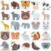 52 Cartoon Abstract Animal Stickers Decorate Suitcase Pen Guitar Notebook Waterproof Hot Stickers