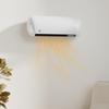 Wall Fan Heater 2000W Ceramic Wall Heater with Fan, 2 Power Levels, LED Display, Thermostat, White