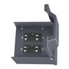 Electrical Outlet Box with Cover Double WRTR GFCI 20AMP Outlets Water Proof 3R Enclosure for Outdoor