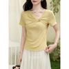 Elegant French Style Short Sleeve T-shirt