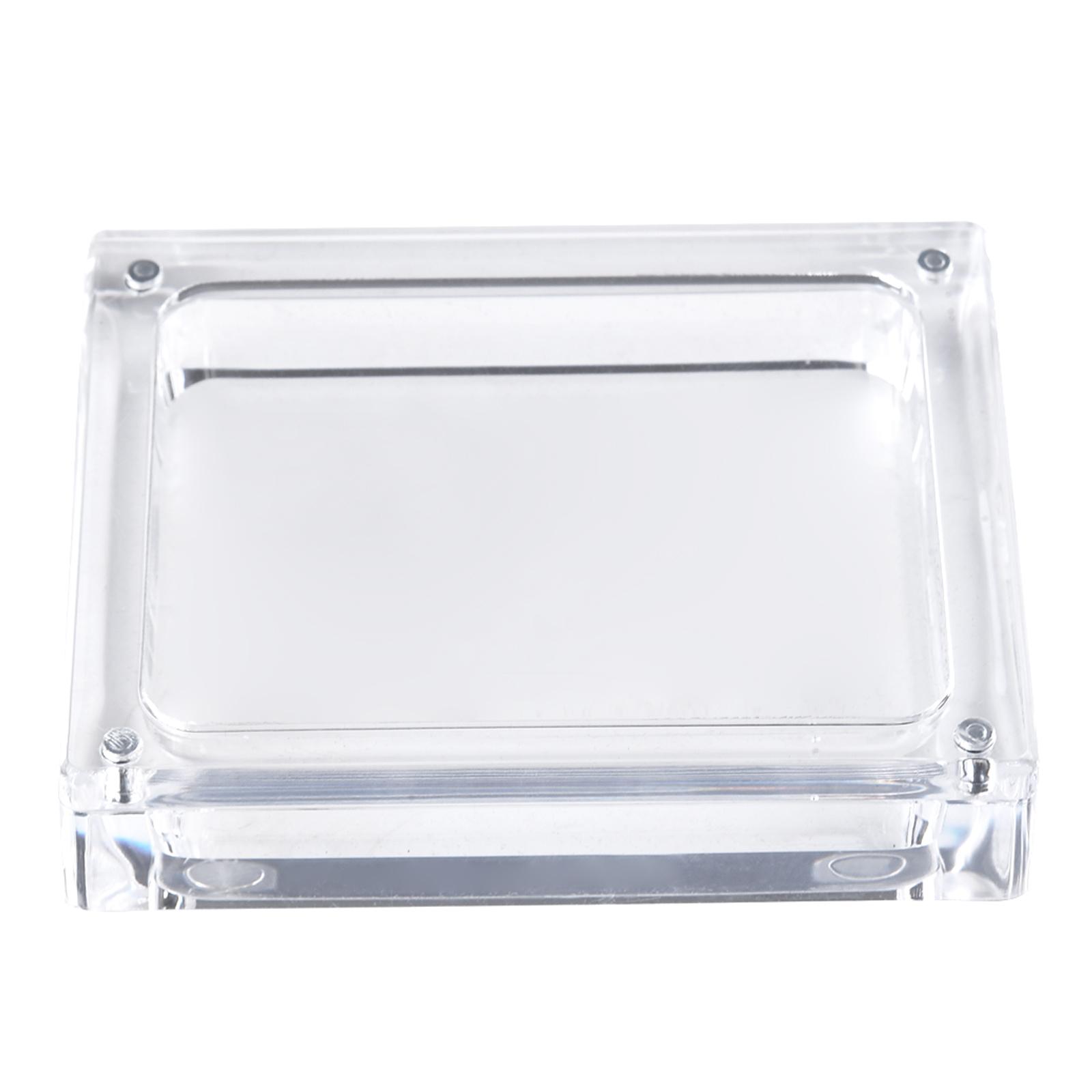 Новый Ювелирный Дисплейный Ящик Шкатулка для Драгоценных Камней Стенд для Демонстрации Алмазов Пластиковый Стильный Универсальный Контейнер для Хранения Акриловый Стенд для Демонстрации 6x6cm