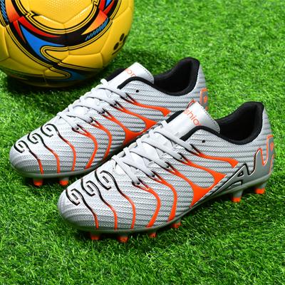 Men's Low Top Football Boots Lightweight FG/TF Soccer Shoes Kid Anti-Slip Cleats Outdoor Training Sports Running Shoe Size 33-44