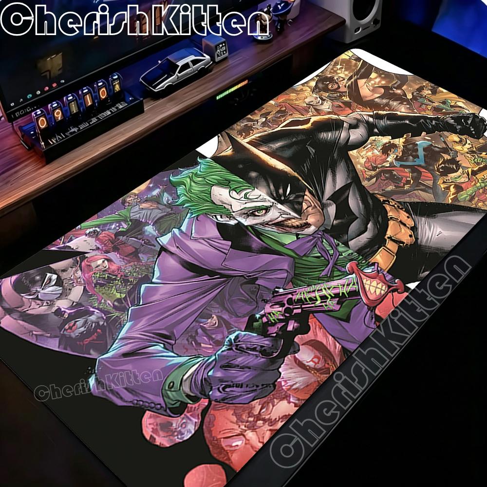 HD Printing Jokers Anime Mousepad Computer Gamers Locking Edge Non-slip Mouse Pad XXL 90x40cm Keyboard PC Desk Pads Carpet
