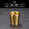 Korean Style Gold Stainless Steel Tumbler (2-Pack)
