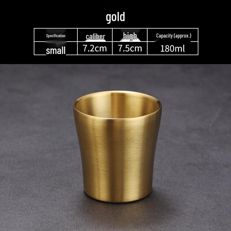 

Korean Style Gold Stainless Steel Tumbler (2-Pack)