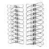 100pcs Stainless Clothes Peg Elastic Clip for Laundry Home Multi-Purpose Quilt Pin Tool