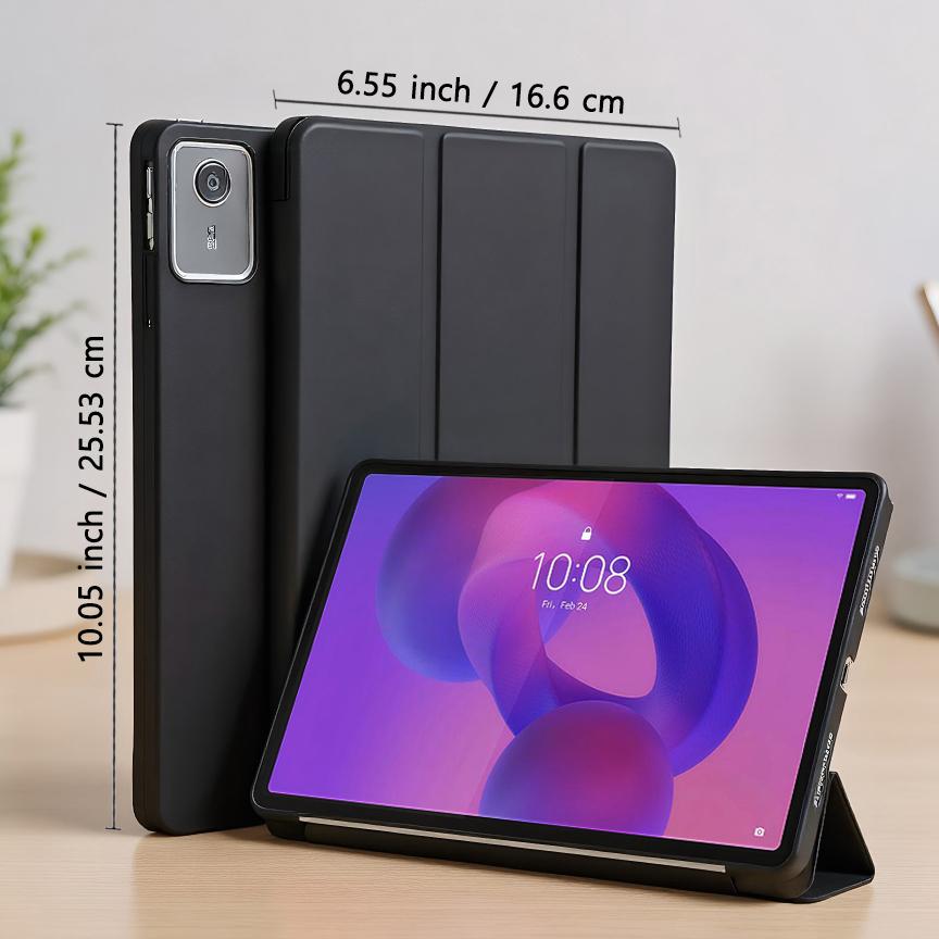 Custodia per Lenovo Idea Tab 11 2025 / K11 Gen2 / Xiaoxin Pad 11 2025 / Tab M11 con Supporto Flip Magnetico Copertura Intelligente Guscio Morbido in Silicone