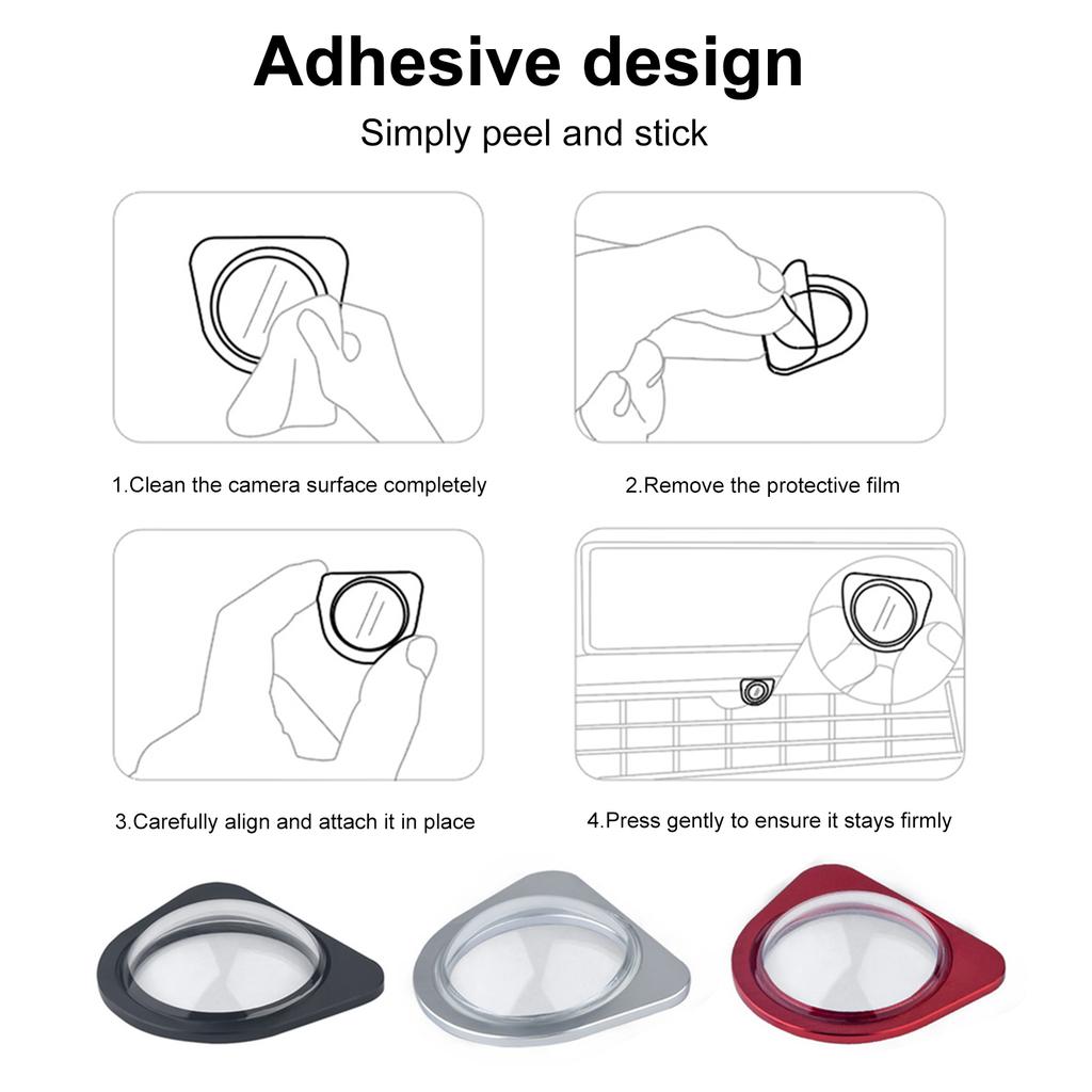 Ultra HD Front Camera Protector Rainproof Tempered Glass Lens Protective Cover for Tesla Model Y/Model YL/Model 3 Accessories